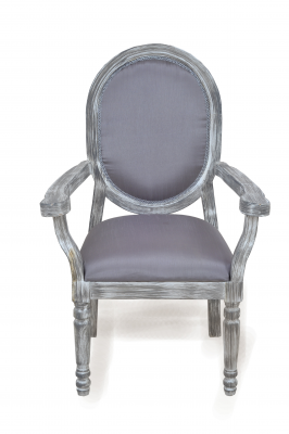 Sillones - Sillón luís XV Gris Plata