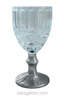 Copas - Copa Provenza Bicolor: Transparente/Plata
